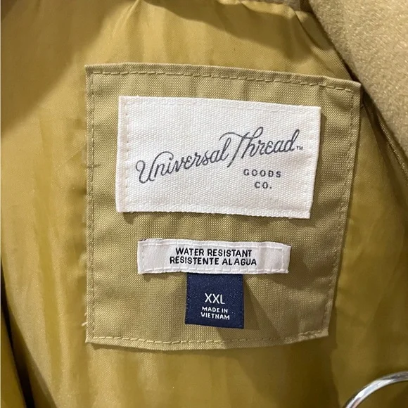 Universal Thread Mustard Water-Resistant Jacket - Picture 6 of 10